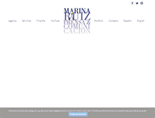 Tablet Screenshot of marinaruiz.com